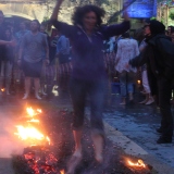 Sharon walking the walk for OneKind at Firewalk 2010