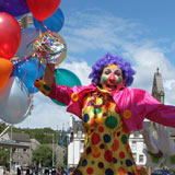 Clown at scottish parliament